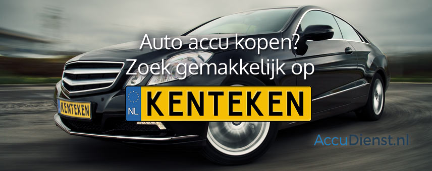 Accu kenteken 